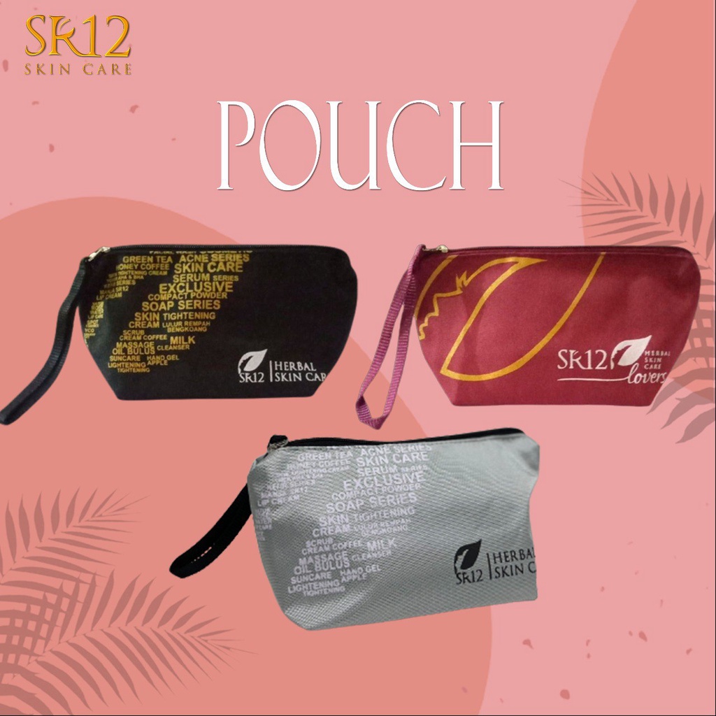 Pouch Cantik Lucu Tas Make Up Tempat Alat Kecantikan Tas Travel Organizer Bag Kosmetik Make up Origi