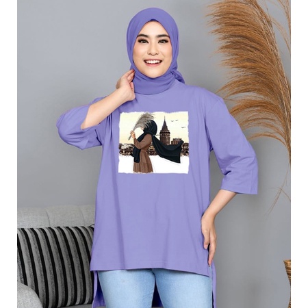 FC - TUNIK BASIC OVERSIZE WANITA HIJAB'S VARIASI 0160 DTF