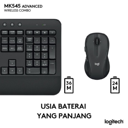 Logitech MK545 advanced combo wireless mouse keyboard MK 545