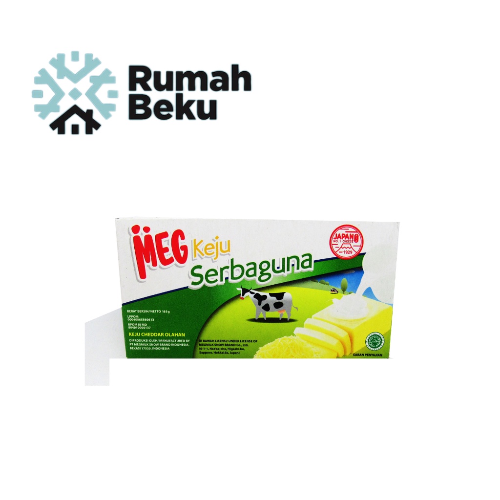 

Keju Meg Serbaguna Keju Chedarr Olahan 165gr