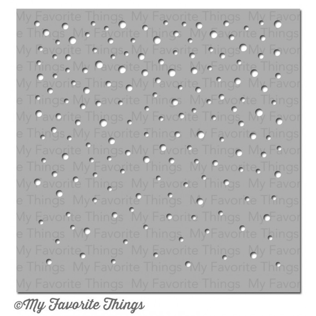

Bagus Stencil Snowfall - Salju Bulat Trendi