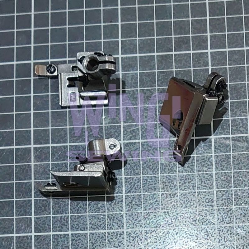 P1814 Sepatu Corong Kam Bis 4.0MM 2 Jarum Mesin Jahit Overdeck