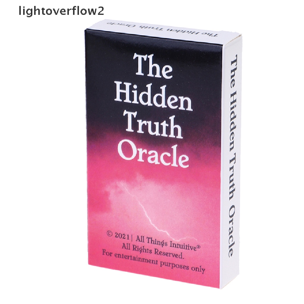 (lightoverflow2) Mainan Kartu Tarot The Hidden Truth Oracle Untuk Pesta