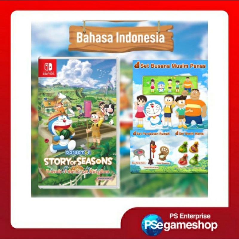 Switch Doraemon Story of Seasons: Friends of the Great Kingdom (Asia/English/Indonesia)