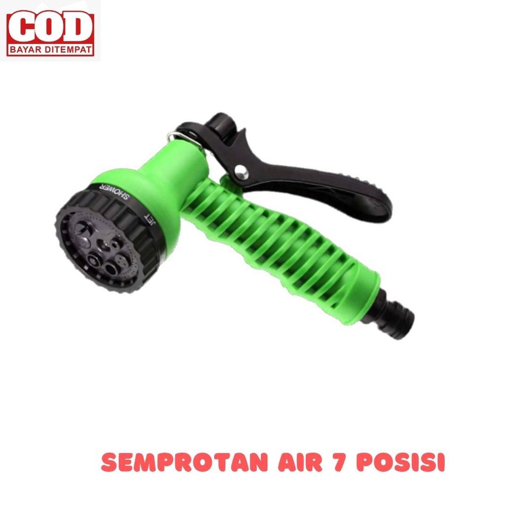 Tifaka - Semprotan Air Hoze Nozzle 7 Posisi Semprot Taman Tanaman Mobil