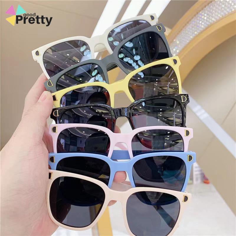 kacamata hitam anak Fashion Perempuan Universal Anti-UV Street Shooting Sunshade Sunglasses - PD