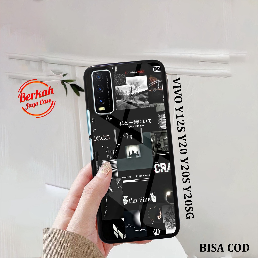 Case VIVO Y12S Y20 Y20S Y20SG Casing VIVO Y12S Y20 Y20S Y20SG case TMBLR AESTHE Case hp kondom hp ca