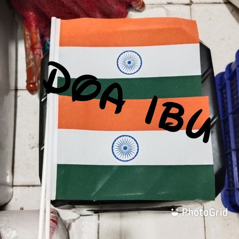 

best seller bendera tangan INDIA bendera stik india ready stock