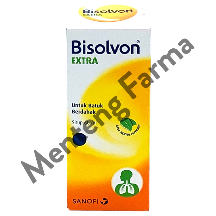 Bisolvon Extra Sirup 60 ML - Pereda Batuk dan Mengencerkan Dahak