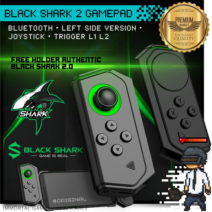 [IM] Black Shark 2 Gamepad LEFT Version Gaming Trigger Wireless Bluetooth Controller Joystick Kiri B