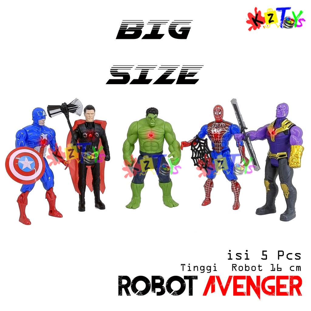 MAINAN FIGUR AVENGERS SET SERI