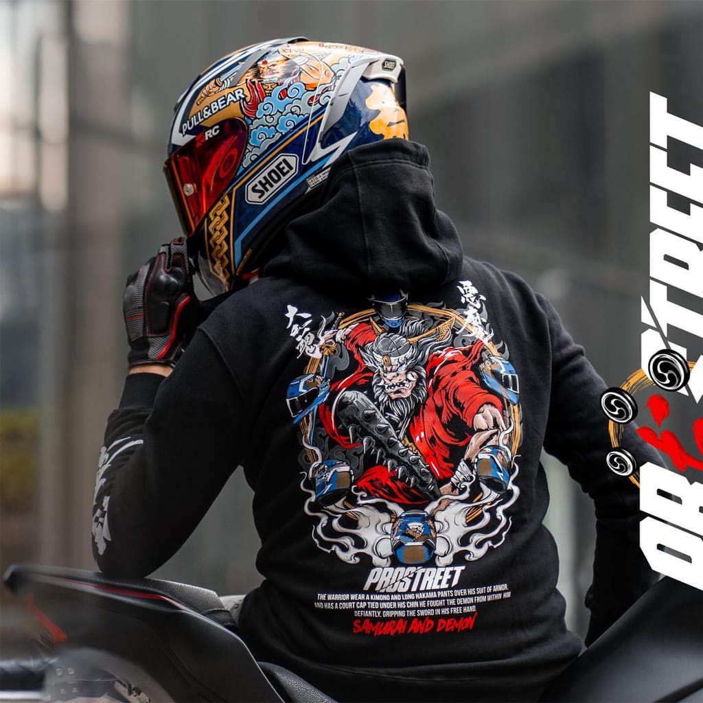 PROSTREET GOD MOTEGI-PROSTREET HOODIE SWEATER BLACK NEW - JAKET HOODIE PROSTREET PREMIUM / JAKET MOT