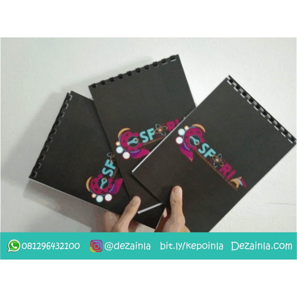NOTEBOOK A5 CUSTOM/NOTEBOOK CUSTOM DESIGN/NOTEBOOK SPIRAL BESI