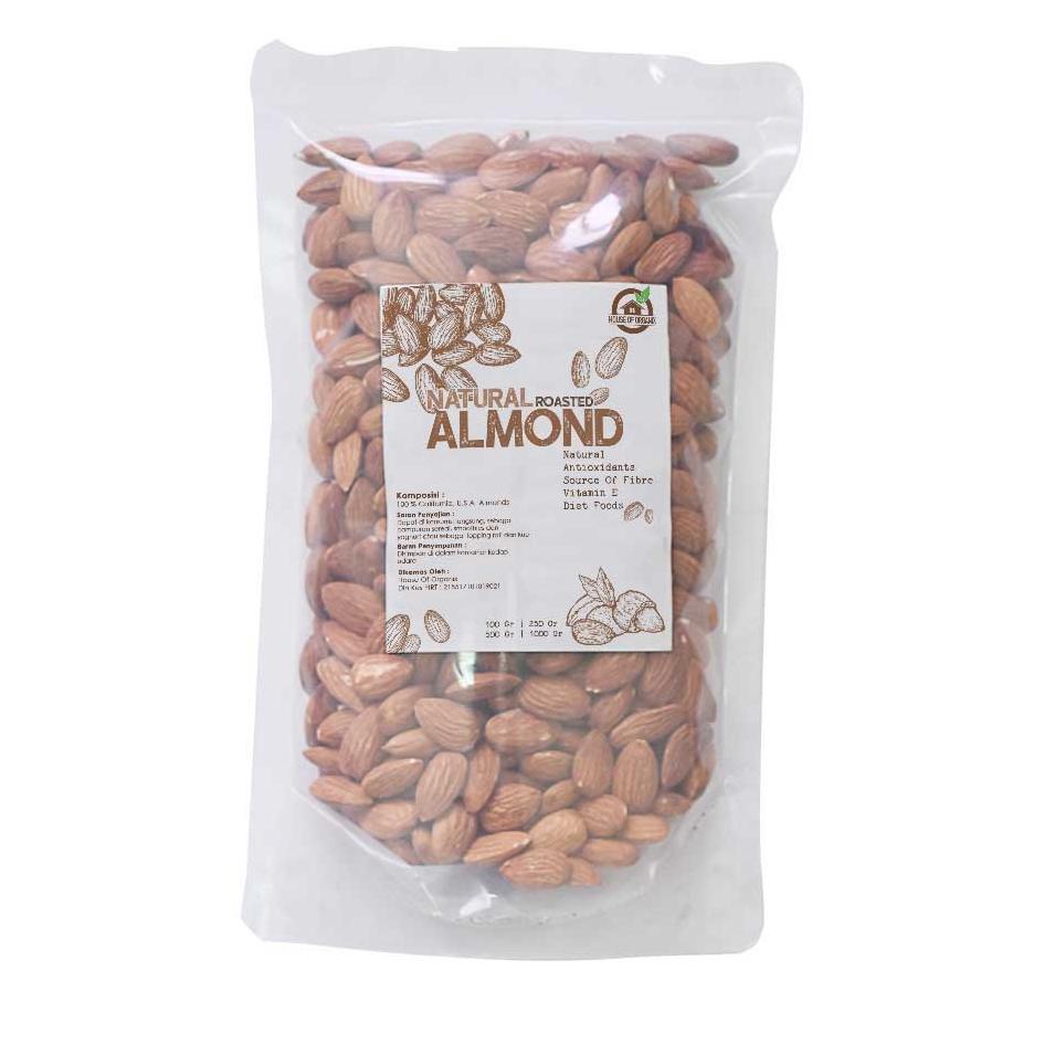 

Coder8R2d--Natural Roasted Almond (Panggang) 100 Gr