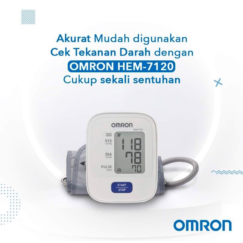 Omron HEM 7120 Tensimeter Digital Original Omron HEM-7120 / Tensi Meter Digital Omron HEM 7120 Garansi Resmi 5 Tahun