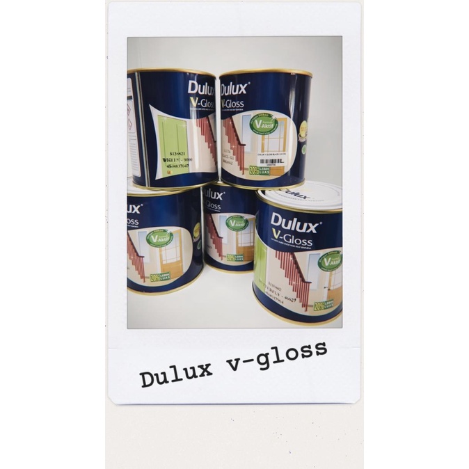 Dulux v-gloss 0.8l [ V gloss ] / cat minyak / cat besi warna STANDART