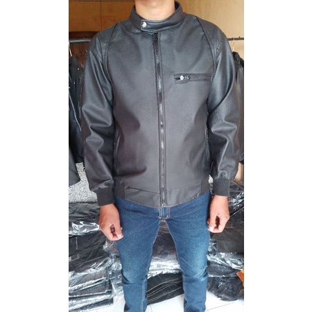 jaket kulit Pria Terbaru Jaket Ariel Jaket Motor New Tren Jaket Casual Keren