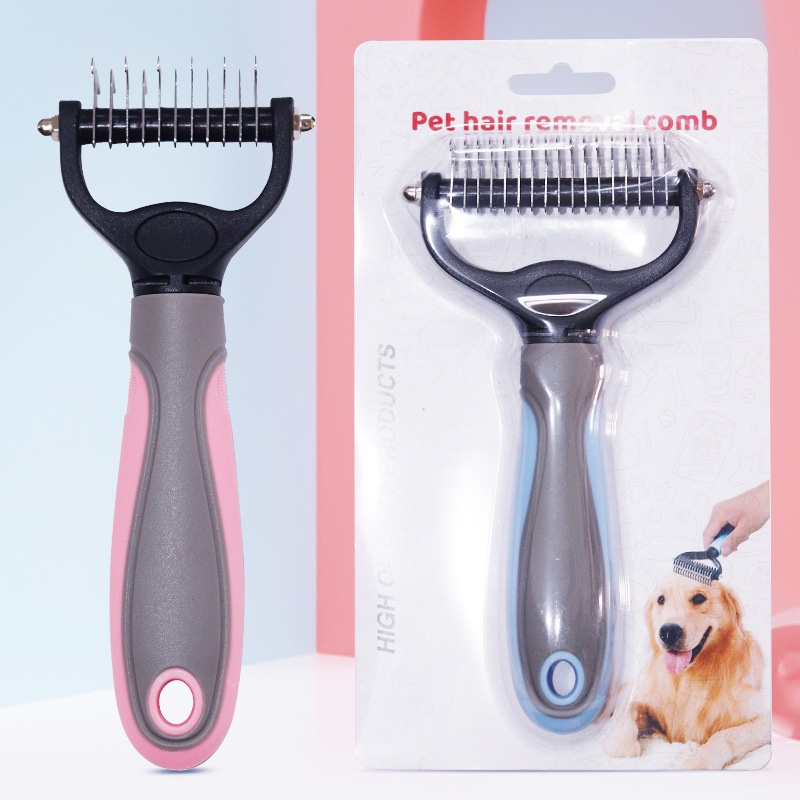 Sisir Hewan Peliharaan Sisir Kucing dan Anjing Sisir Rambut Kucing dan Anjing Knotted Sisir Kecantikan