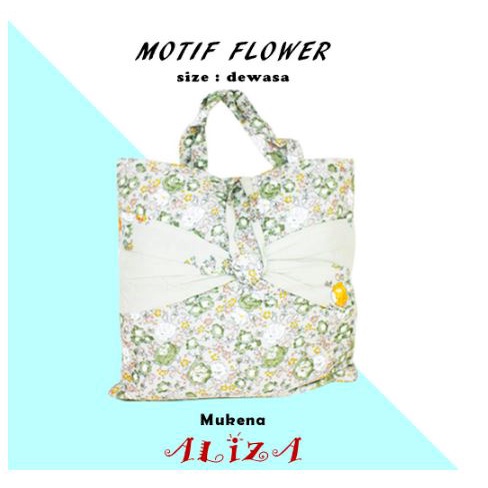 FM - MUKENA DEWASA MOTIF / Mukena Aliza Premium Motif Flower - Random colour