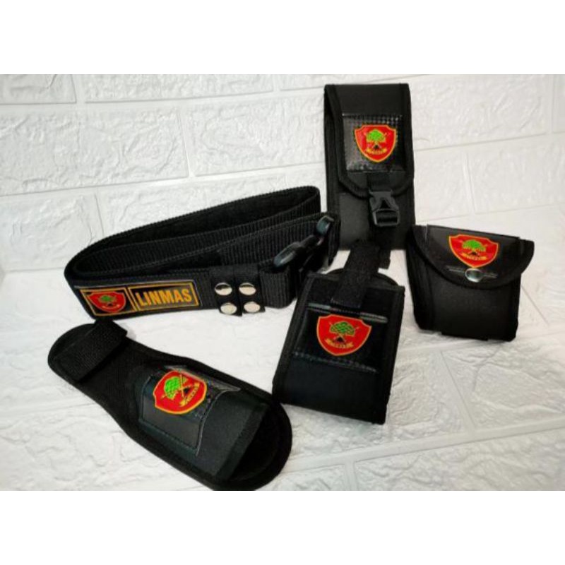 SET KOPEL LINMAS / SARUNG HP LINMAS SARUNG HT LINMAS / SABUK LINMAS