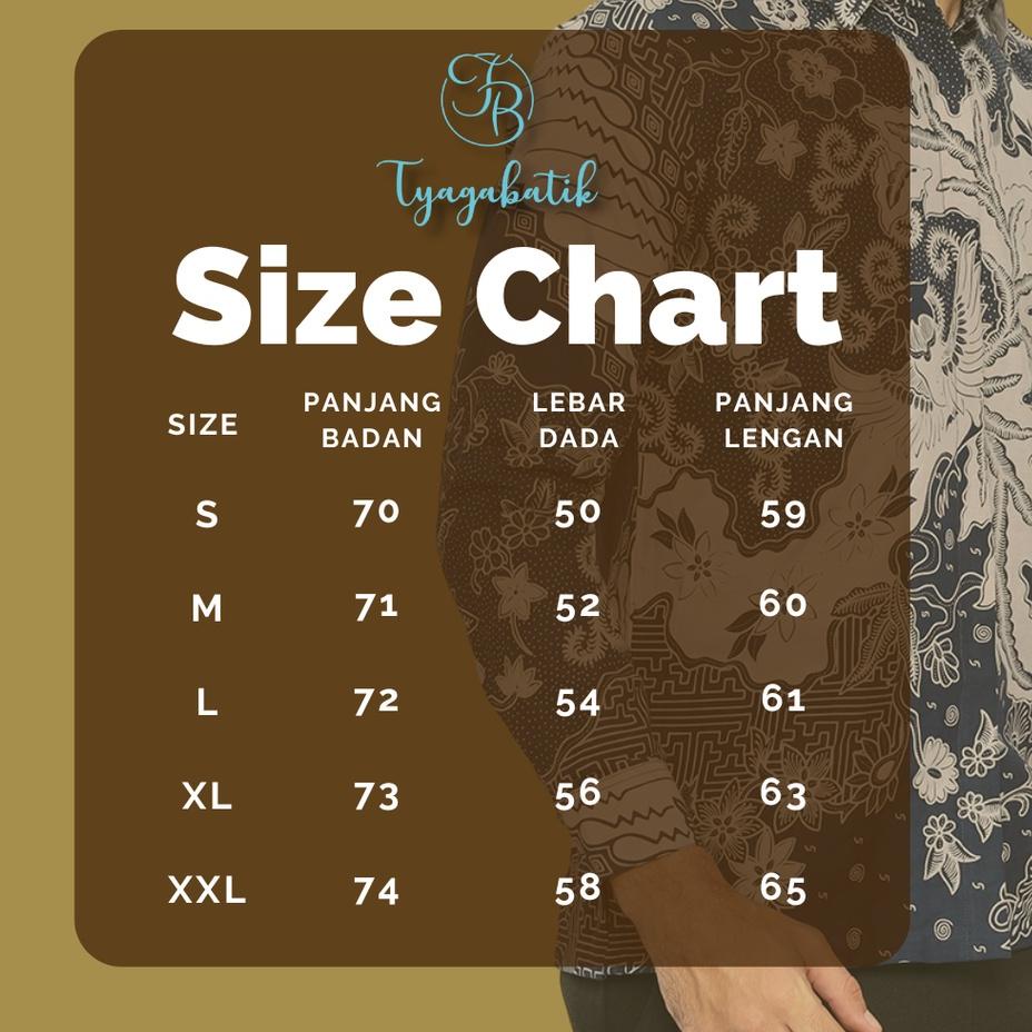 Menarik Kemeja Batik Slimfit Lapis Furing Premium 362 Tyaga Batik