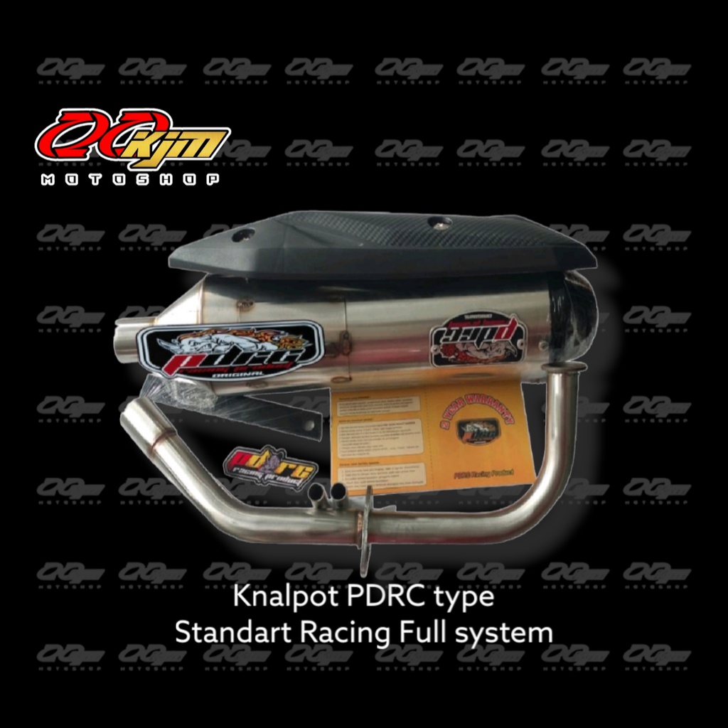 Knalpot PDRC type STD Racing Full system Std / Bore UP UNIVERSAL