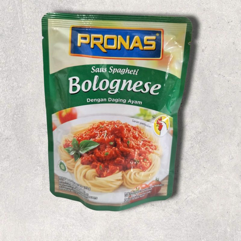 

Pronas Saus Bolognese Lengkap dengan Daging Ayam 175gr