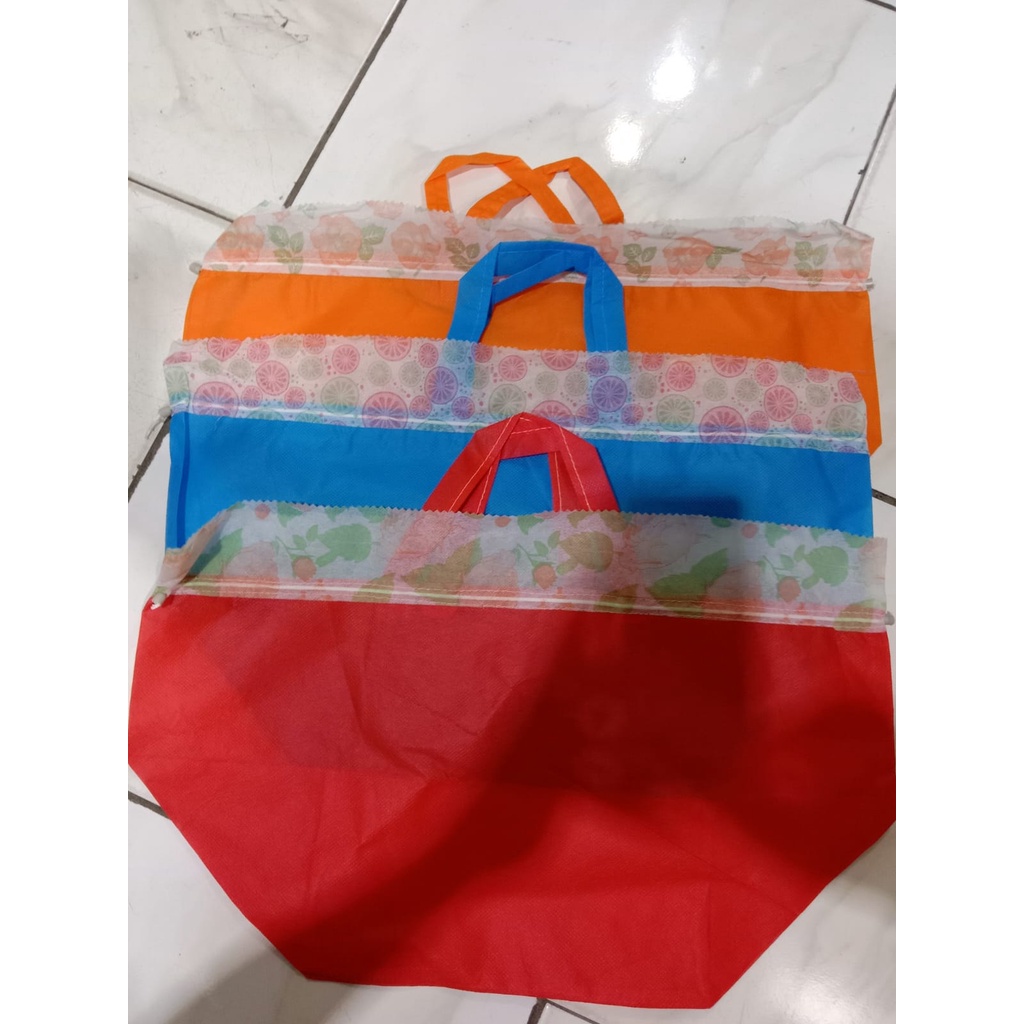 

25x25 cm Goodie Bag - Tas Besek Serut jahit - tas berkat - goodie - tas Aqiqah - tas pengajian