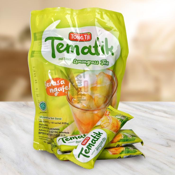 

Stok terbaru Tong Tji Tematik Lemongrass Tea Pouch 10 Sachet / Teh Lemon Grass TongTji / Minuman Serbuk Teh Serai buruan