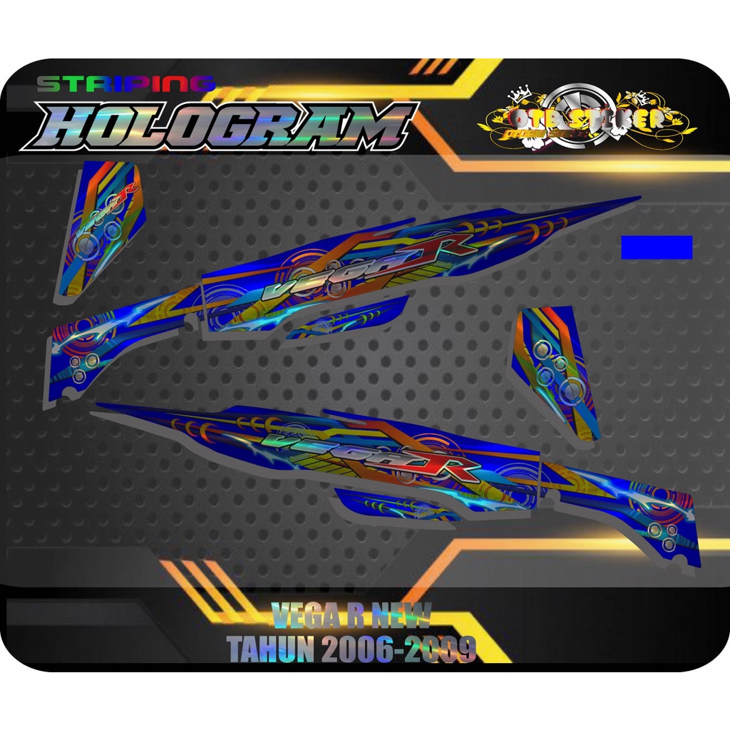 STRIPING VARIASI YAMAHA VEGA R NEW TAHUN 2006-2009 MOTIF UNGKEL