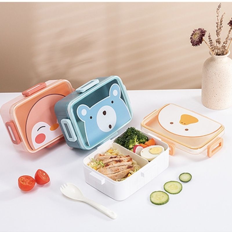 New Kotak Makan Bekal Anak Karakter Premium 2 Seri