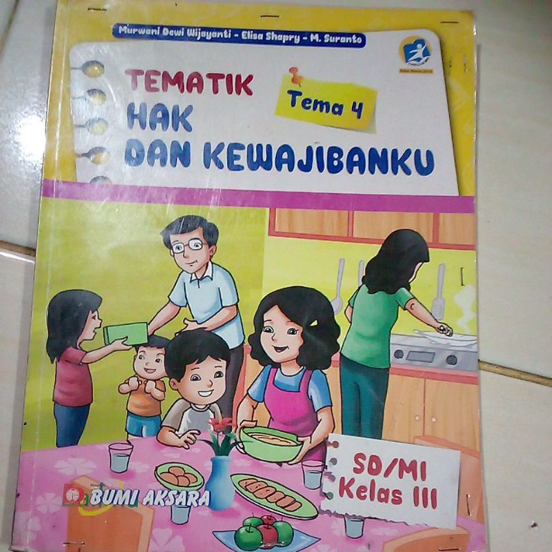 tematik tema 4 untuk SD kelas 3