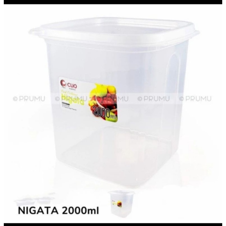 Toples Plastik Food Container Nigata 2000ml box makanan