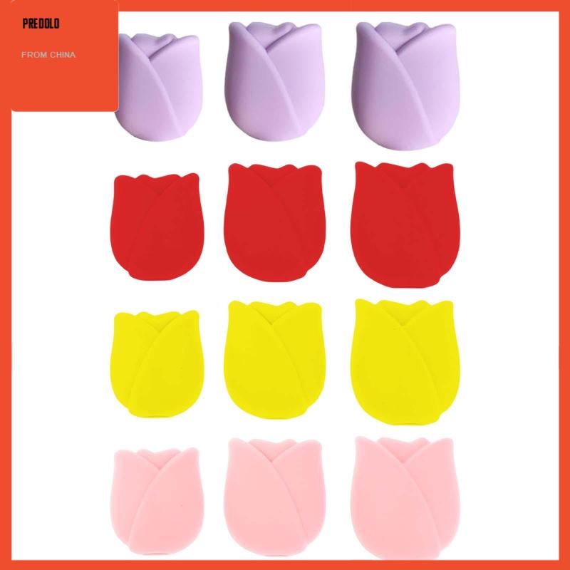 3pcs Cover Pelindung Brush Makeup Bahan Silikon Untuk Travel