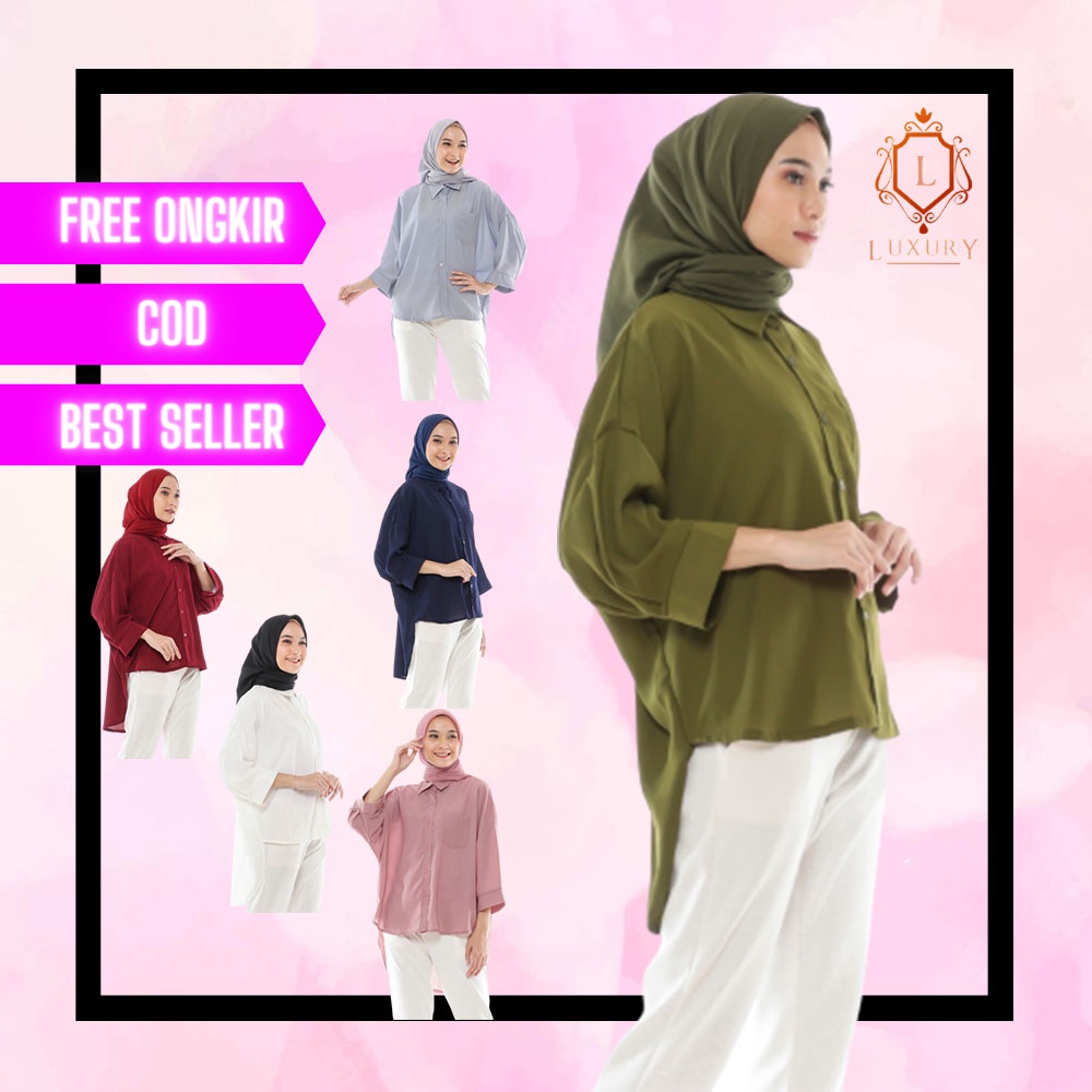 Atasan Murah Viral Model Wanita Arab Lengan Panjang Baju Syari Setelan Jumbo 2022 Kerja Blus Turkey Abaya Blouse Tunik Terbaru Lebaran Hijab Muslim Kekinian Cewek Perempuan Turki Dewasa Ori Pesta Modern A16