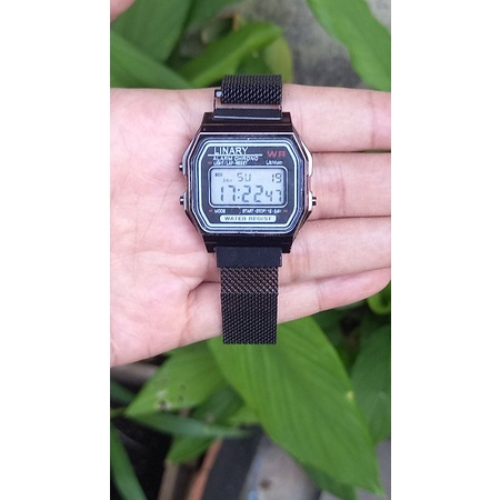 JAM TANGAN WANITA RANTAI MAGNET SEGI