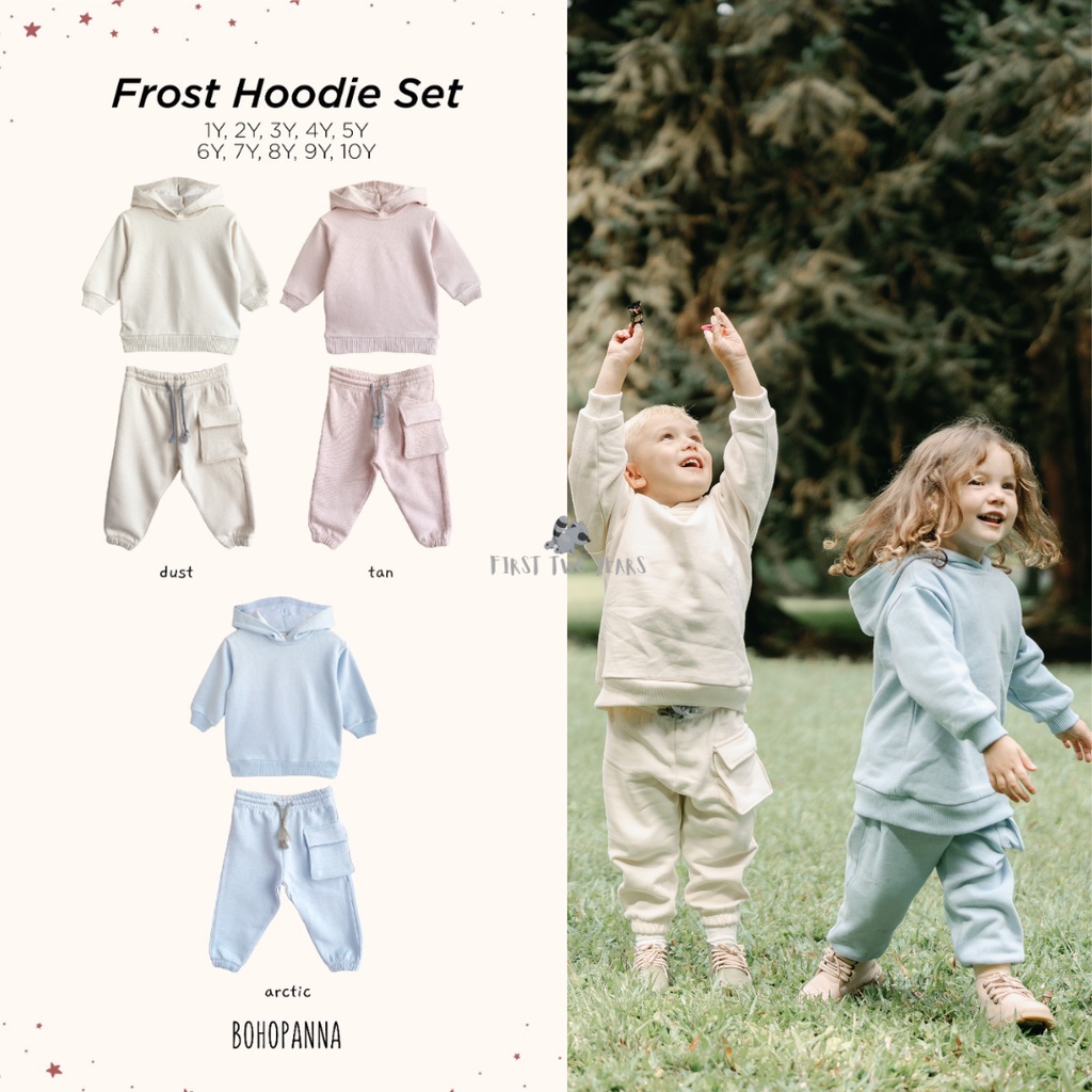 Bohopanna - Frost Hoodie Set / Setelan Hoodie Anak Unisex