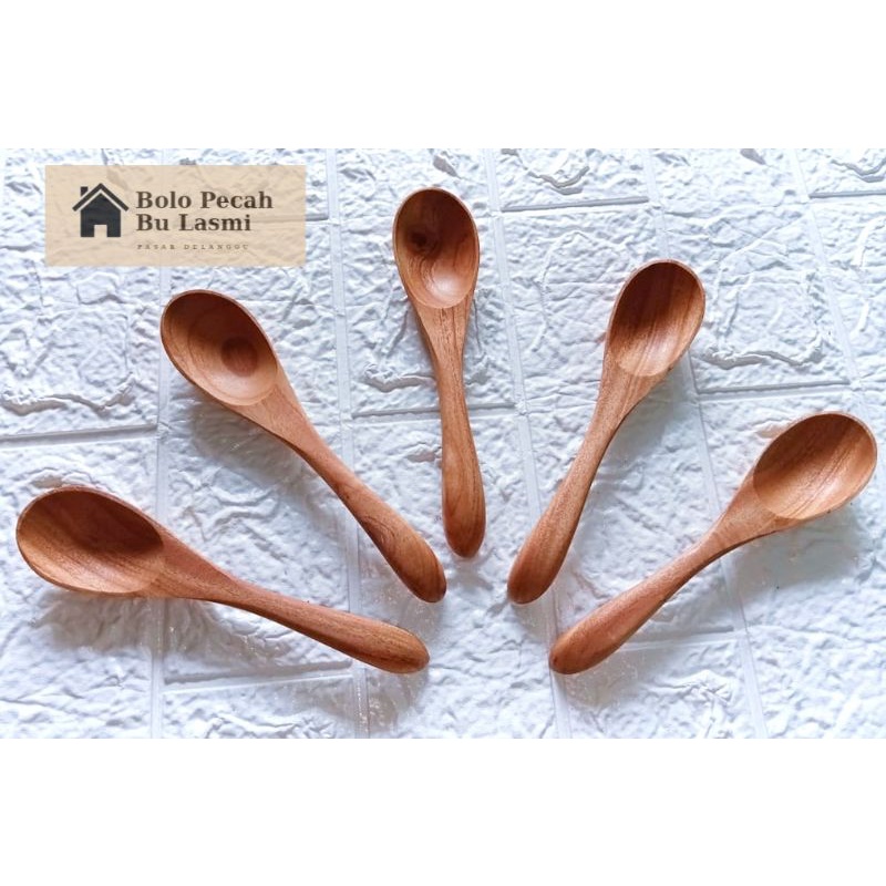 Sendok Kayu / Sendok Sup Sop Kayu Sawo dan Jati / Sendok Bebek Kayu/ Sendok Sayur Kayu / Sendok Kayu