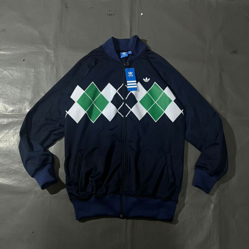 Jaket Tracktop Adidas Argyle Full Teg