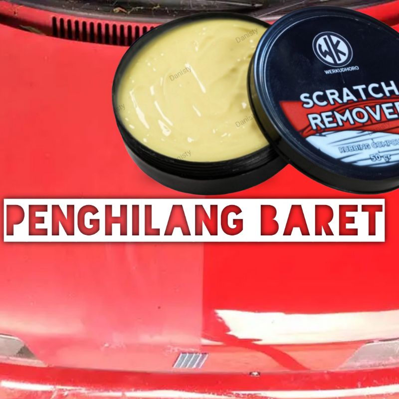 Rubing compound penghilang baret body kendaraan motor dan mobil scratch remover