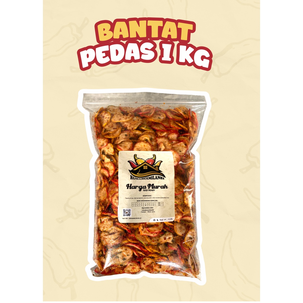 

KERUPUK BANTAT PEDAS DAUN JERUK 1 KG