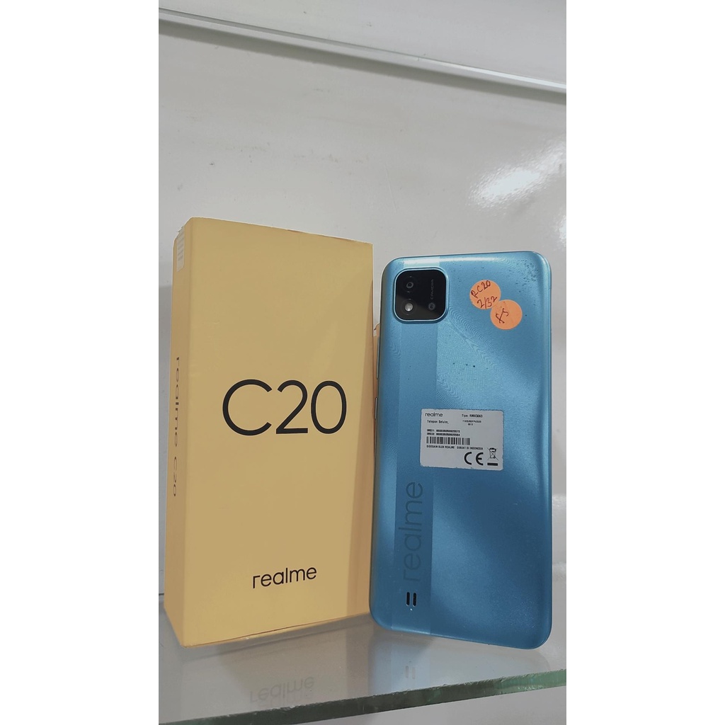 Realme C20 2/32GB Second Bekas Pakai kondisi mulus  - Fullset