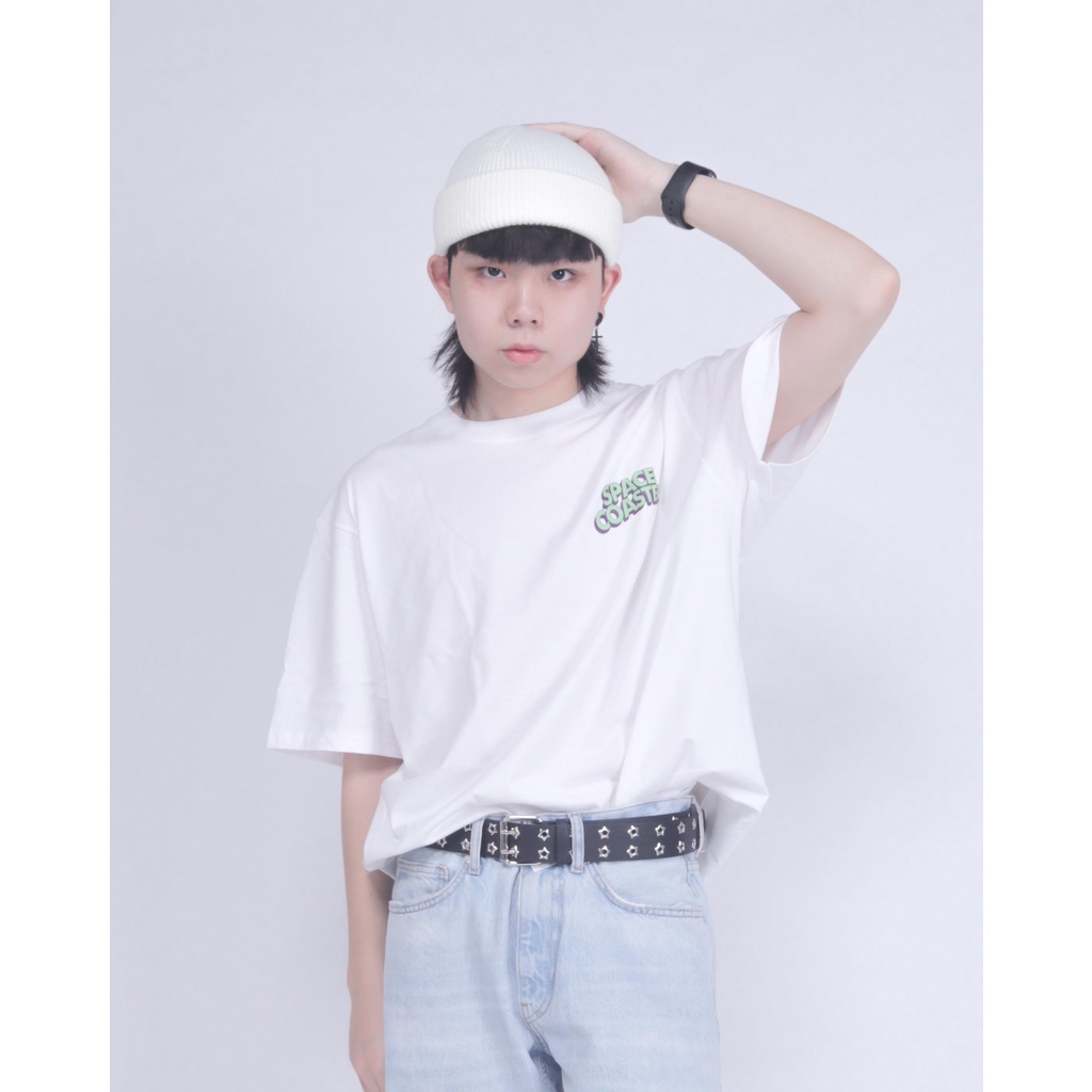 Fintage Tees | Space Coaster White | No Box