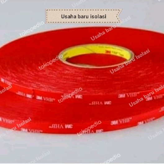 

Double Tape 3M Vhb 4910 Dabel Tape Clear Bening Size 12Mm33M