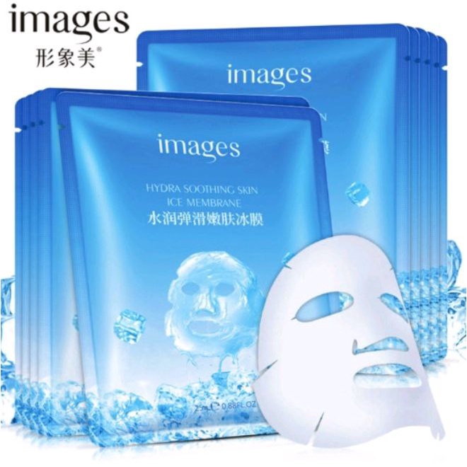 IMAGES HYDRA SOOTHING SKIN ICE MEMBRANE MASK FACIAL CARE SHEET