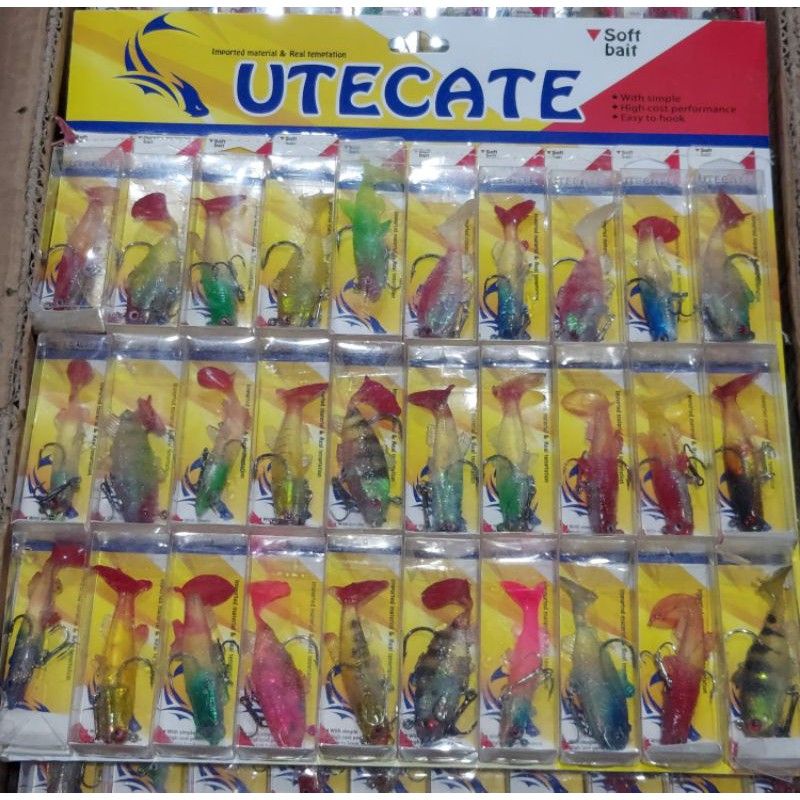 IKAN KARET UTECATE MURAH 5 cm, 7 cm / LURE KARET