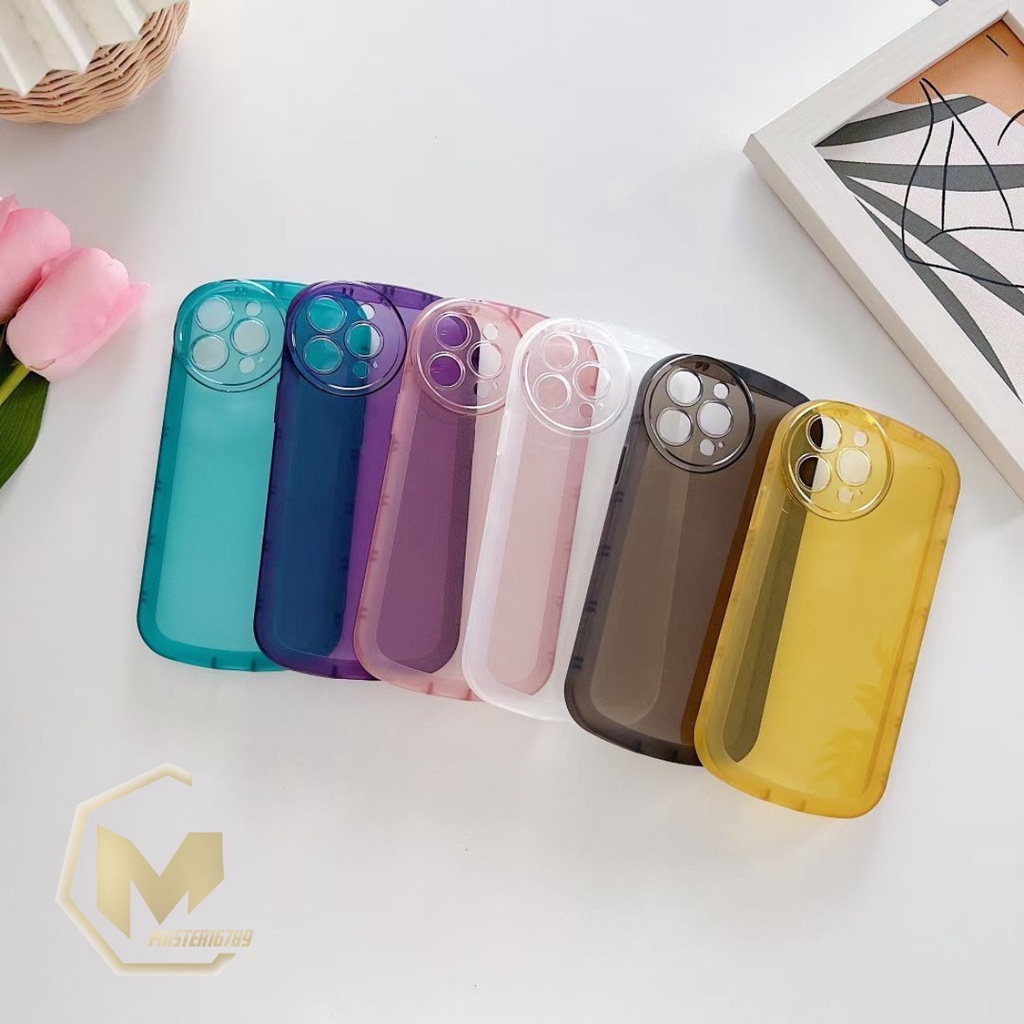 RC1027 CASE SOFTCASE PELINDUNG LENSA BENTUK OVAL WARNA MACARON FOR IPHONE 7 7+ X XS XR XS MAX 11 PRO MAX MA3590