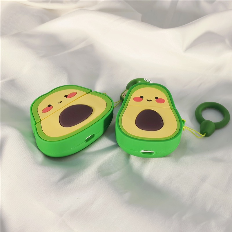 Case Silikon Desain Alpukat 3D Untuk Airpods 1 2 3 PRO i12 i10 i11 i9s inpods 12 i13 PRO