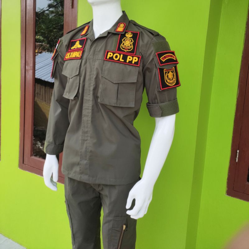 PDL POL PP/BAJU PDL SATPOL PP/LENGKAP NAMA DAN LOGO DAERAH