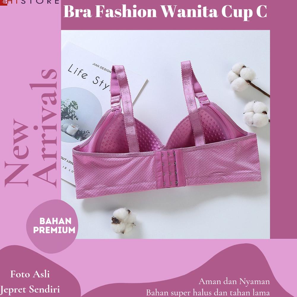 [KODE X55] [HI] Bra BH JUMBO CUP C Fashion Wanita Bra wanita Premium Busa Tipis Tanpa Kawat Sangat N